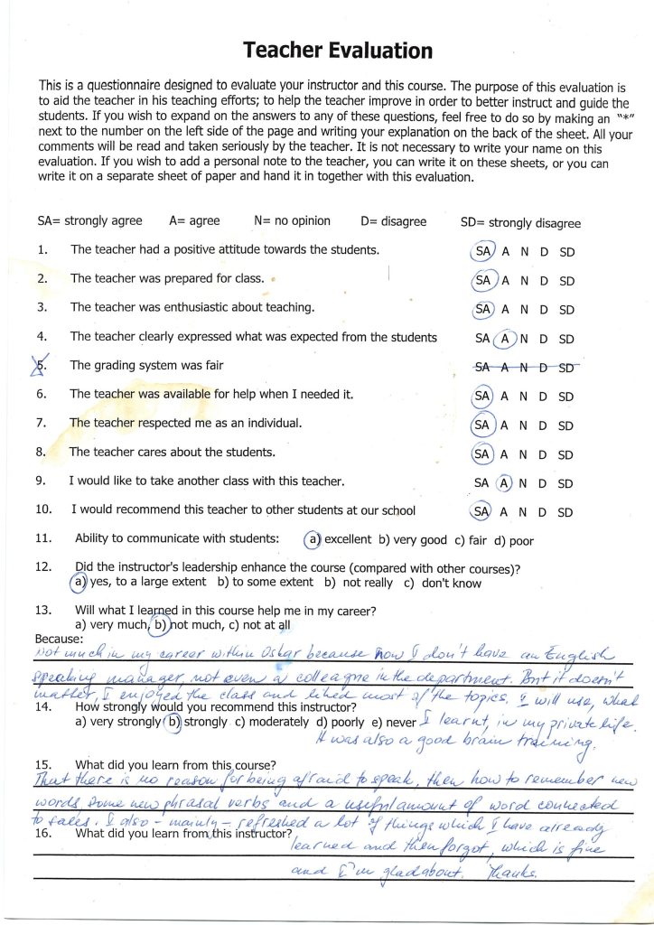 Evaluation form scan #103