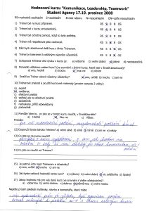 Sken hodnotícího formuláře #113