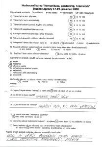 Sken hodnotícího formuláře #118