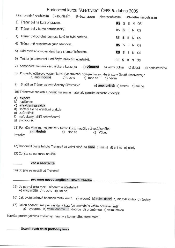 Evaluation form scan #125