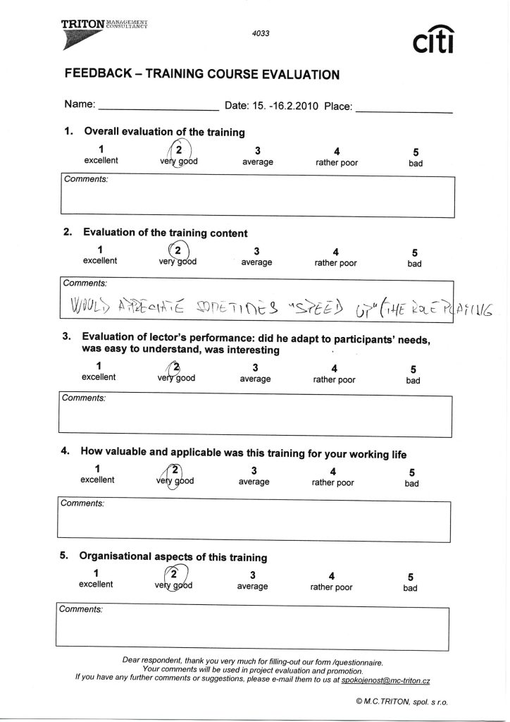 Evaluation form scan #134