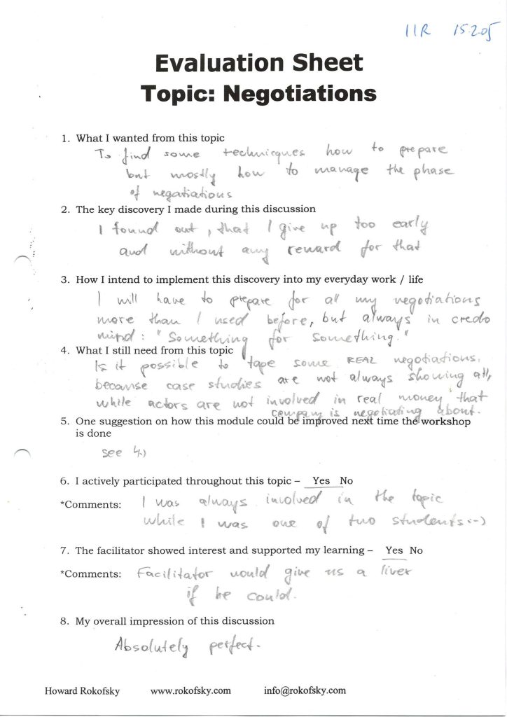 Evaluation form scan #065