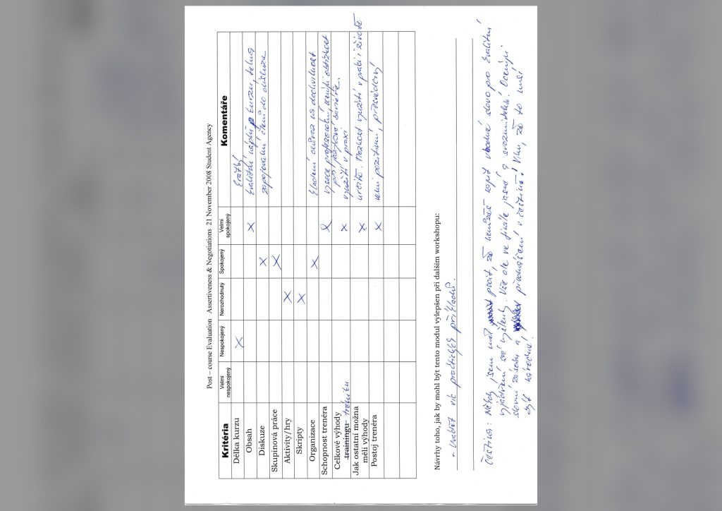 Evaluation form scan #157
