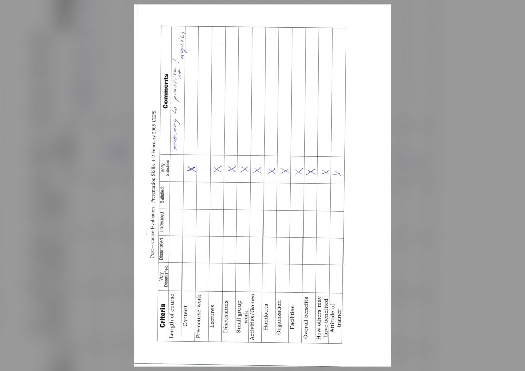 Evaluation form scan #170